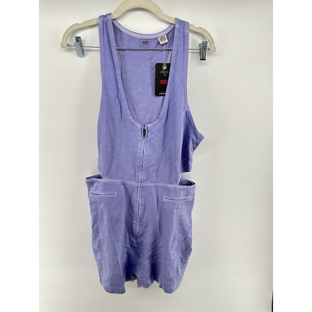 Levi’s Rydon Cutout Romper Nwt L Purple overalls